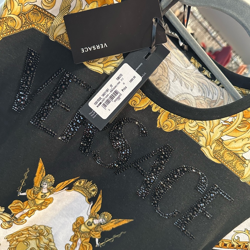 Versace Black and Gold Women's Bag